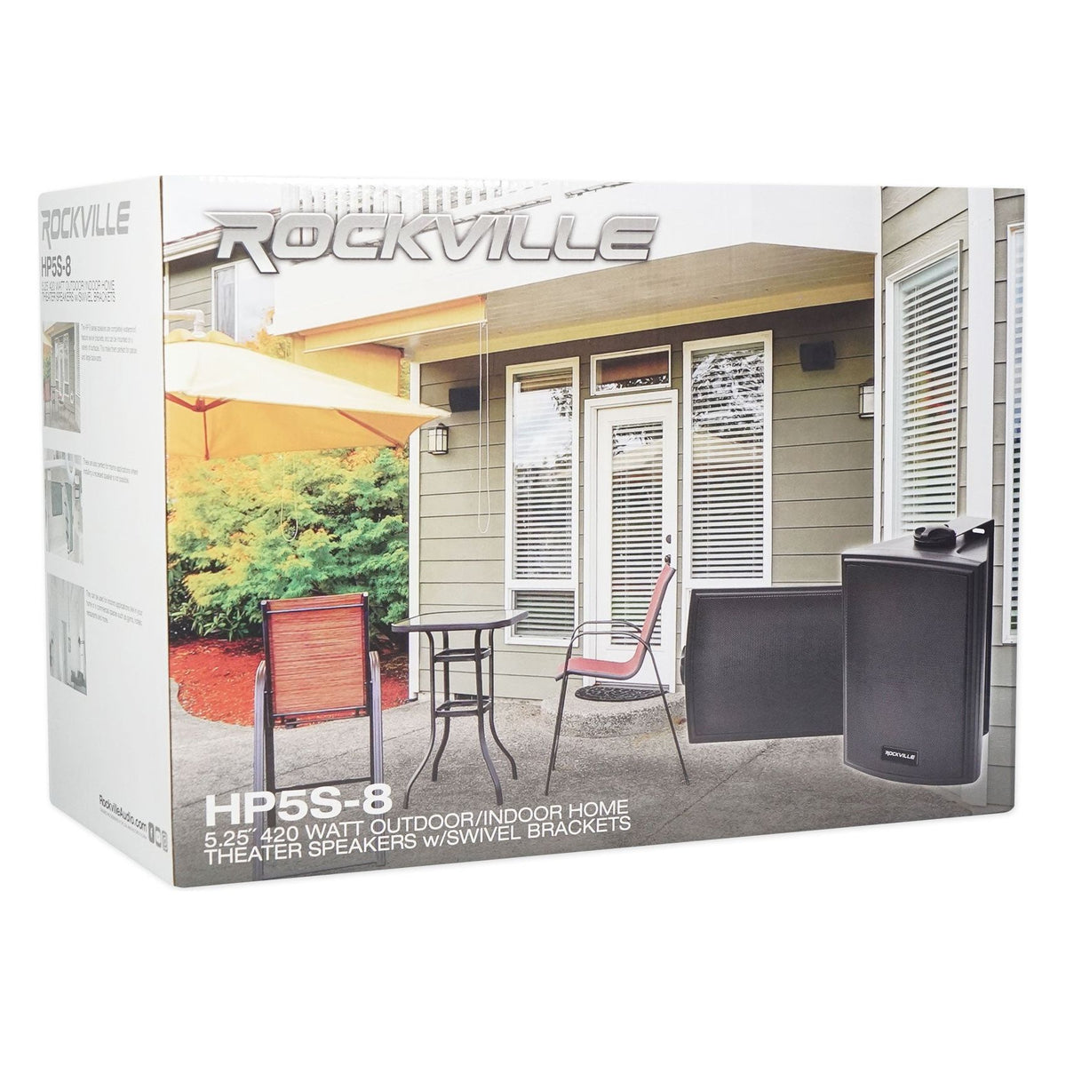 HP5S-8 BK BOAT 4-Pair