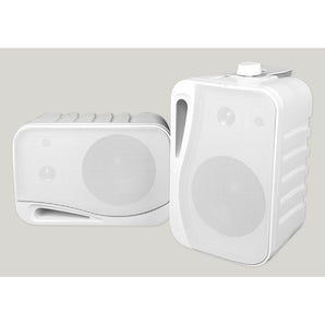 Pair Rockville HP4S-8 4" Outdoor/Indoor Home Theater Speakers w/ Swivel Bracket