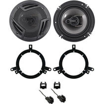 Rockville 6.5" Front Factory Speaker Replacement Kit For 1999-04 Chrysler 300M