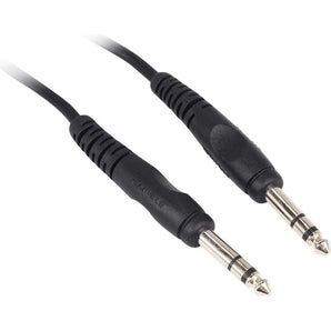 4 Rockville 3' 1/4'' TRS to 1/4'' TRS  Cable 100% Copper (4 Colors)