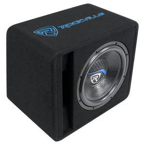 Rockville VS12K54 12" K5 1400w Car Subwoofer in Vented Sub Enclosure Box - 4 Ohm