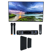 RPA70WBT V2 Karaoke Receiver + RockSlim Black 5.25" Speakers 2-Pack Bundle