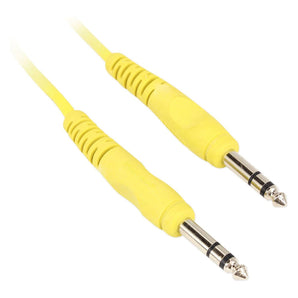 24 Rockville RCTR106Y Yellow 6' 1/4'' TRS to 1/4'' TRS  Cable 100% Copper