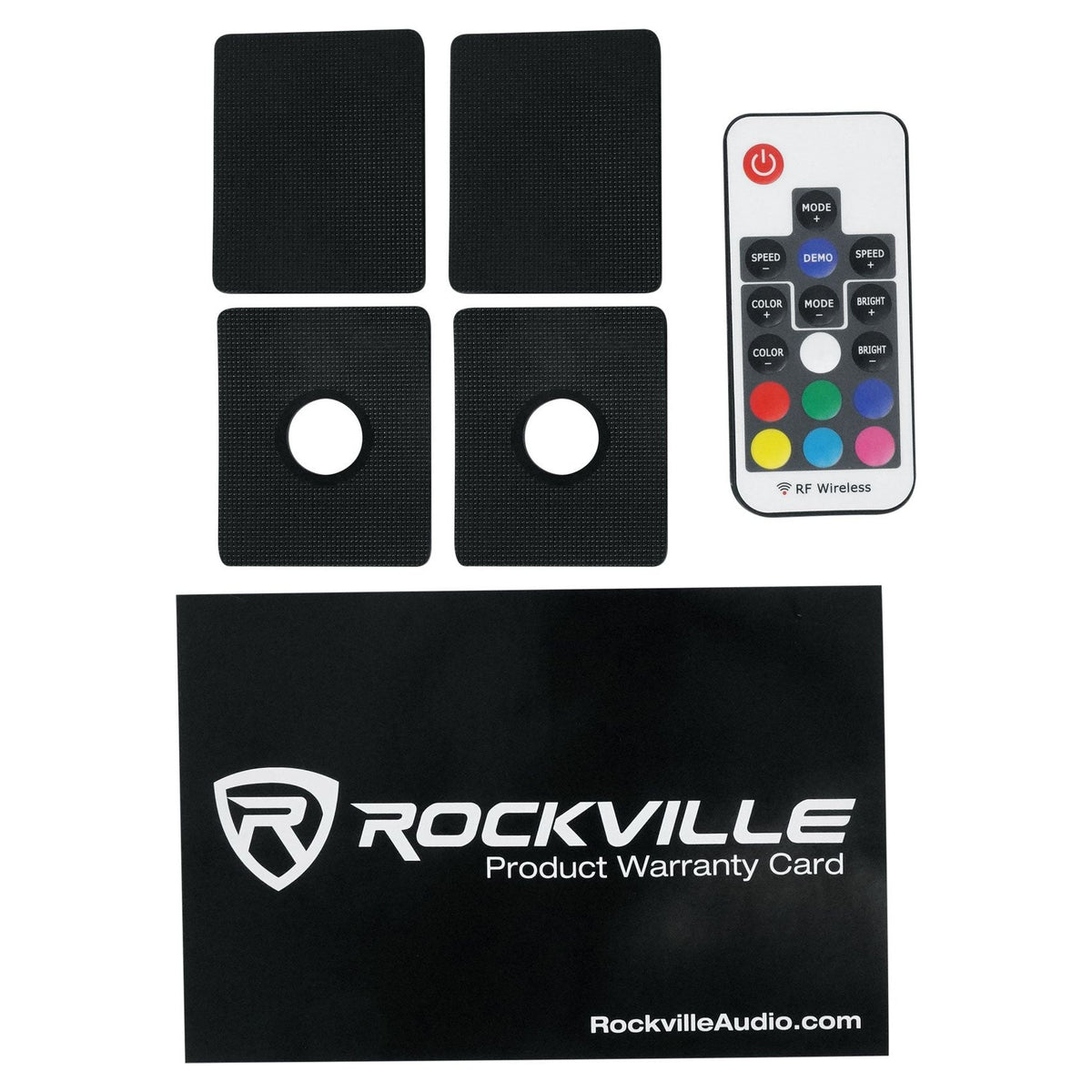 WB65KLS Black 2-Pack + RXM‑S20 4‑Ch Amp + OFC Install Kit Bundle