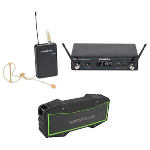 SAMSON Concert 99 Earset Condenser Microphone K-Band+Free Bluetooth Speaker