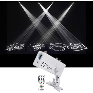 Chauvet DJ EZ GOBO Battery Operated LED GOBO Logos Image Projector + Remote