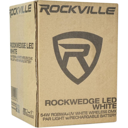 RockWedge LED White 2-Pack + ROCKFORCE W2 Controller Bundle