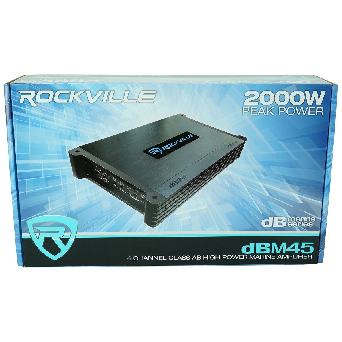 DBM45 4-Channel Amp + RMWK4 Marine Wire Kit Bundle