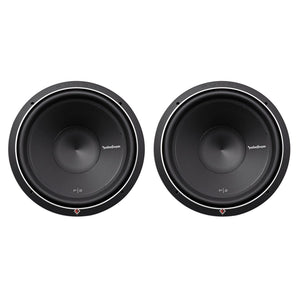 (2) Rockford Fosgate Punch P2D2-15 800w 15" Dual 2-Ohm Car Audio Subwoofers Subs