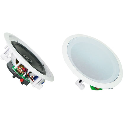 CC80T White 2-Pack + RCS80-1 Amplifier Bundle
