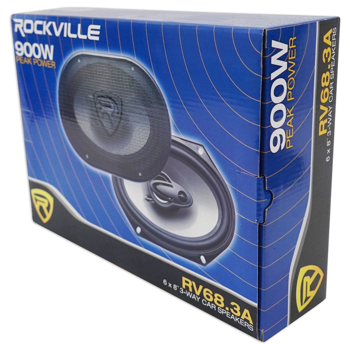 6x8" Factory Speaker Replacement Kit+4-Ch Amp For 05-06 Ford Mustang