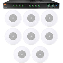 CSMA240 2 x 40W Amplifier + (Qty 8) 4" Ceiling Speaker Package