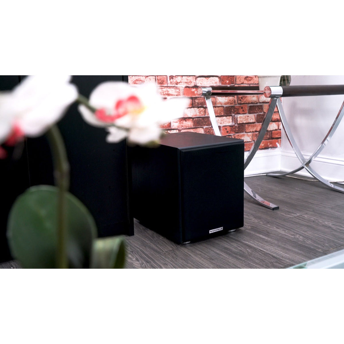 BluTube LED Tube Amplifier + (4) 5.25" White Ceiling Speakers + 8" Subwoofer
