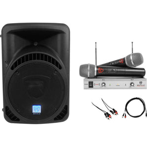 Rockville Powered 12" iphone/ipad/Android/Laptop/T.V. Karaoke Machine/System