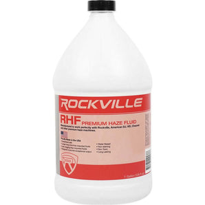 Rockville RHF Gallon Water-Based Haze Machine Fluid Juice/No-Clog/Long Hang Time