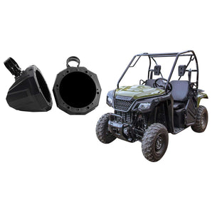 Pair 6.5" Roll Cage Roll Bar Tower Speaker Pods Enclosures for Honda Pioneer