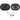 Front Rockville 6x8" Factory Speaker Replacement Kit For 93-02 Mazda 626