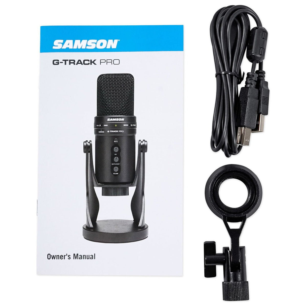 G-Track Pro USB Recording Microphone with Audio Interface and Pop Filter