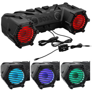 Boss ATV30BRGB 450W ATV/?Off Road/Marin?e Dual 6.5" Speaker System w LED Lights