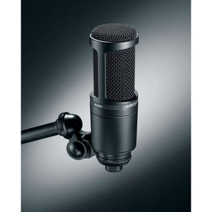 Audio Technica AT2020 Studio Recording Microphone Condenser Mic+Stand+Pop Filter