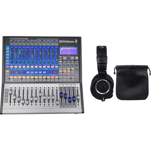 PRESONUS Studiolive SL-1602 USB 16.0.2 Digital Mixer+Audio Technica Headphones