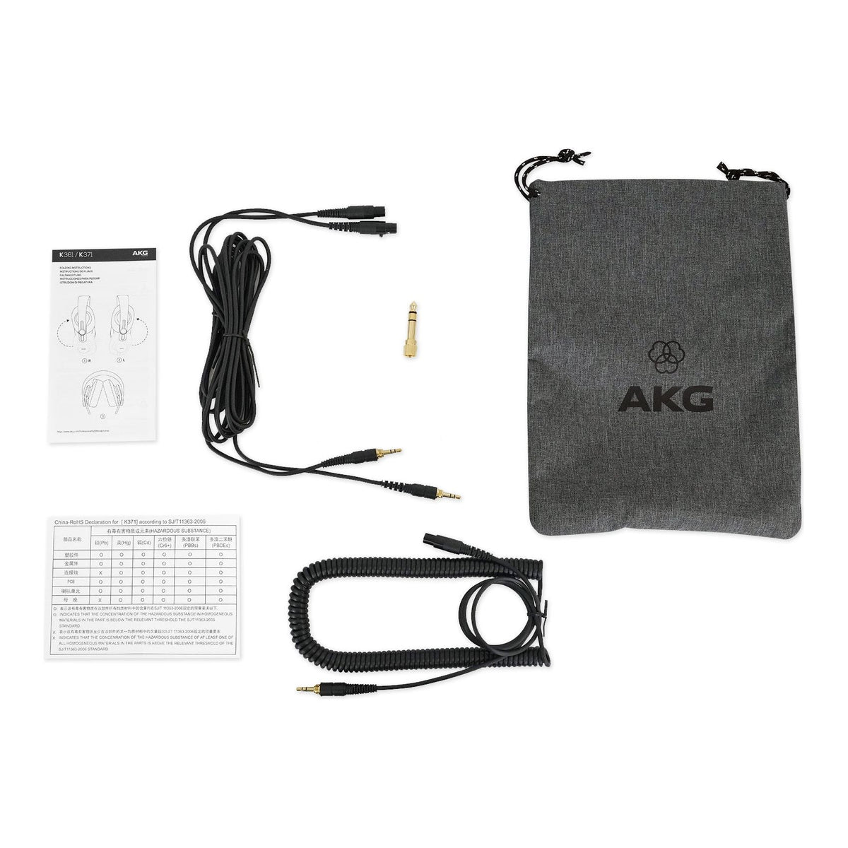 K371 Closed-Back Studio Headphones