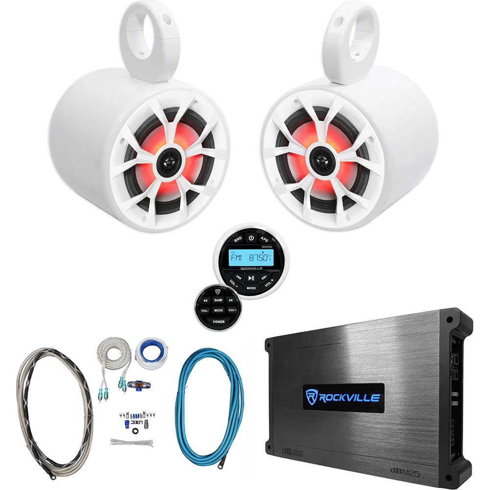 RKL65MBW 6.5" Speakers + MAC65W Pods Bundle