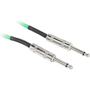 2 Rockville RCGT10G 10'  1/4" TS to 1/4'' TS Guitar/Instrument Cable