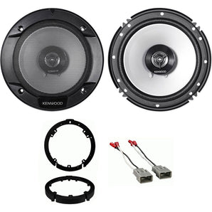 Kenwood 600 Watt 6.5" Front Speaker Replacement Kit For 2009-2014 Acura TL
