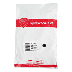 Rockville Bluetooth Receiver+(2) 6.5" Bookshelf Speakers+Stands+10" Subwoofer + Rockville R14GSBR100 Red/Blk 14 Gauge 100' Ft. Mini Spool Car Audio Speaker Wire