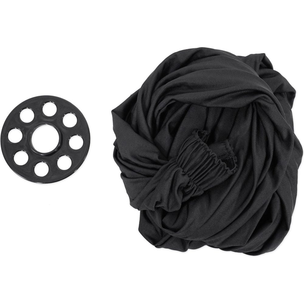 2) Rockville Tripod DJ Speaker Stands+Cables+Scrim Werks Black Covers+Carry Case