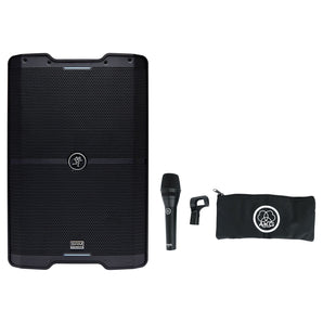 Mackie SRM210 V-Class 10” 2000w Powered Active PA DJ Speaker w/Bluetooth+AKG Mic