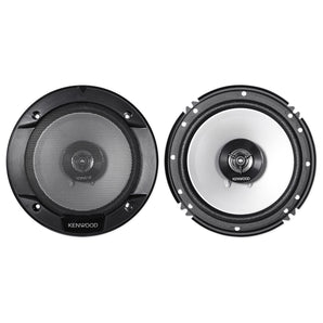 (2) Kenwood KFC-1666S 6.5"+(2) KFC-4675C 4x6" Car Audio Coaxial Speakers