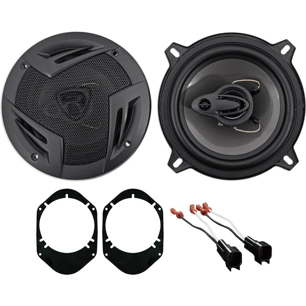 Rockville 5.25" Front Speaker Replacement 4 2001-2005 Ford Explorer Sport Trac