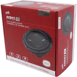 (4) Polk Audio 8" Subwoofers+Sub Box Enclosure For 2007- CURRENT GM Crew Cab