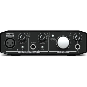 Mackie Onyx Artist 1.2 2x2 USB Recording Studio Interface+Microphone+Cable+Mount