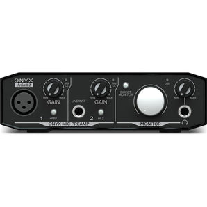 Mackie Onyx Artist 1.2 2x2 USB Recording Studio Interface + Samson Headphones