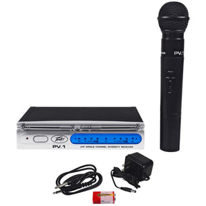 Peavey PV-1 U1 HH 923.70 Mhz UHF Wireless Microphone  For Church Sound Systems