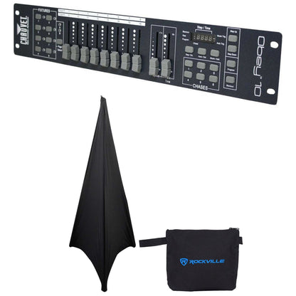OBEY10 DMX-512 Light Controller + PA Speaker Scrim