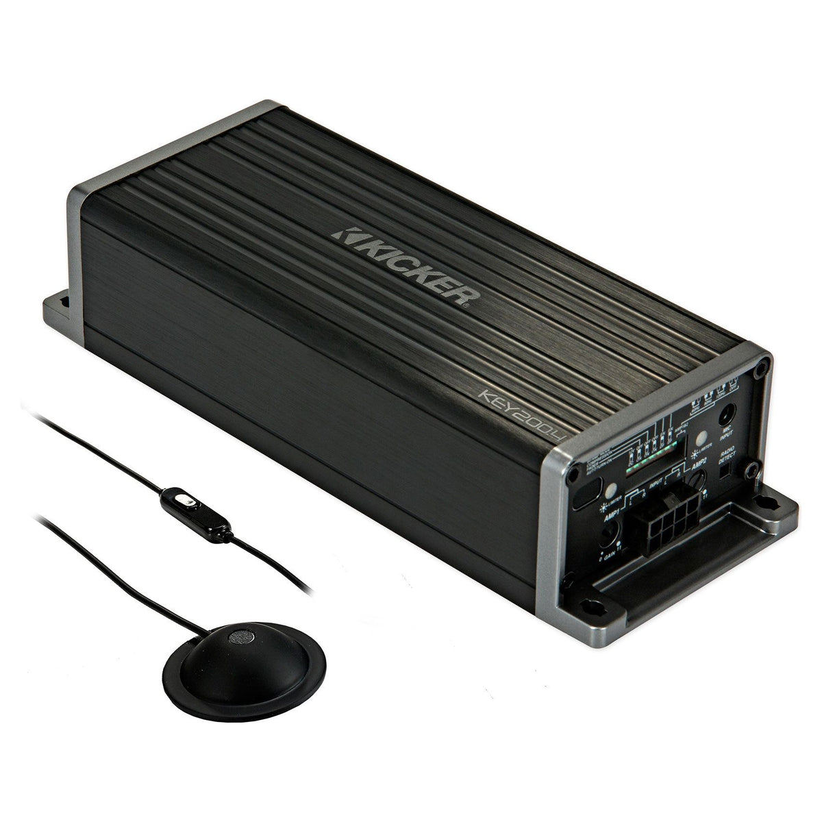 KICKER KEY2004 200w 4-Channel Amplifier w/Auto-EQ/Processor) Smart Amp 47KEY2004
