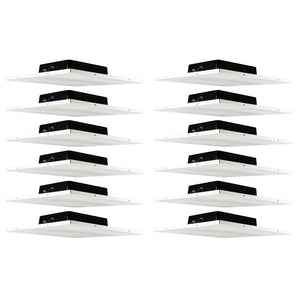 12 Rockville DCS8T 70V Commercial Drop Ceiling Tile Speakers 4 Office/Restaurant