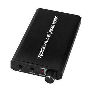 Rockville HeadRock Battery Powered Rechargeable Personal Headphone Amplifier Amp