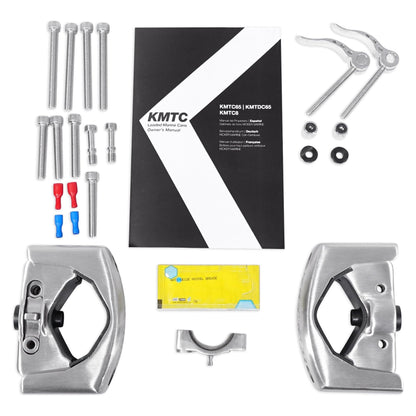45KMTC8W 8" LED Tower Speakers + WET75.2 Amplifier + RMWK8 Wire Kit for RZR/ATV/UTV