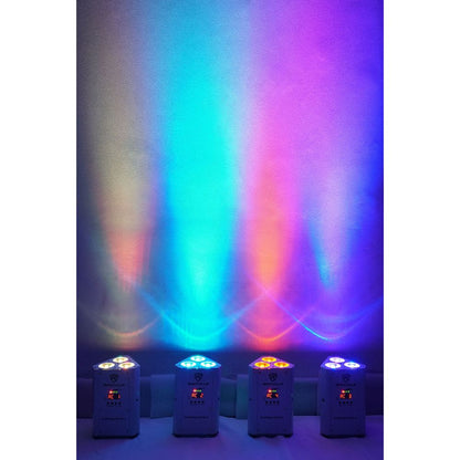 RockWedge LED White 2-Pack + ROCKFORCE W2 Controller Bundle