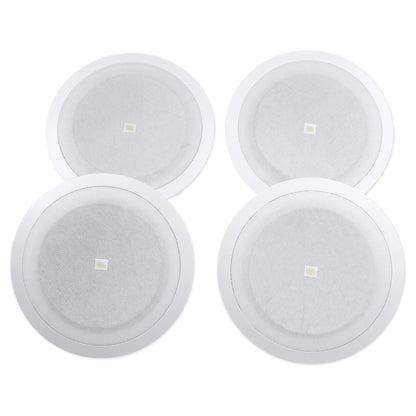 (4) JBL 8128 8" Full Range Commercial 70V/100V 6w Ceiling Speakers 4 Restaurant