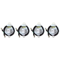 (4) 10 Foot 3-Pin Male to Female DMX Cables