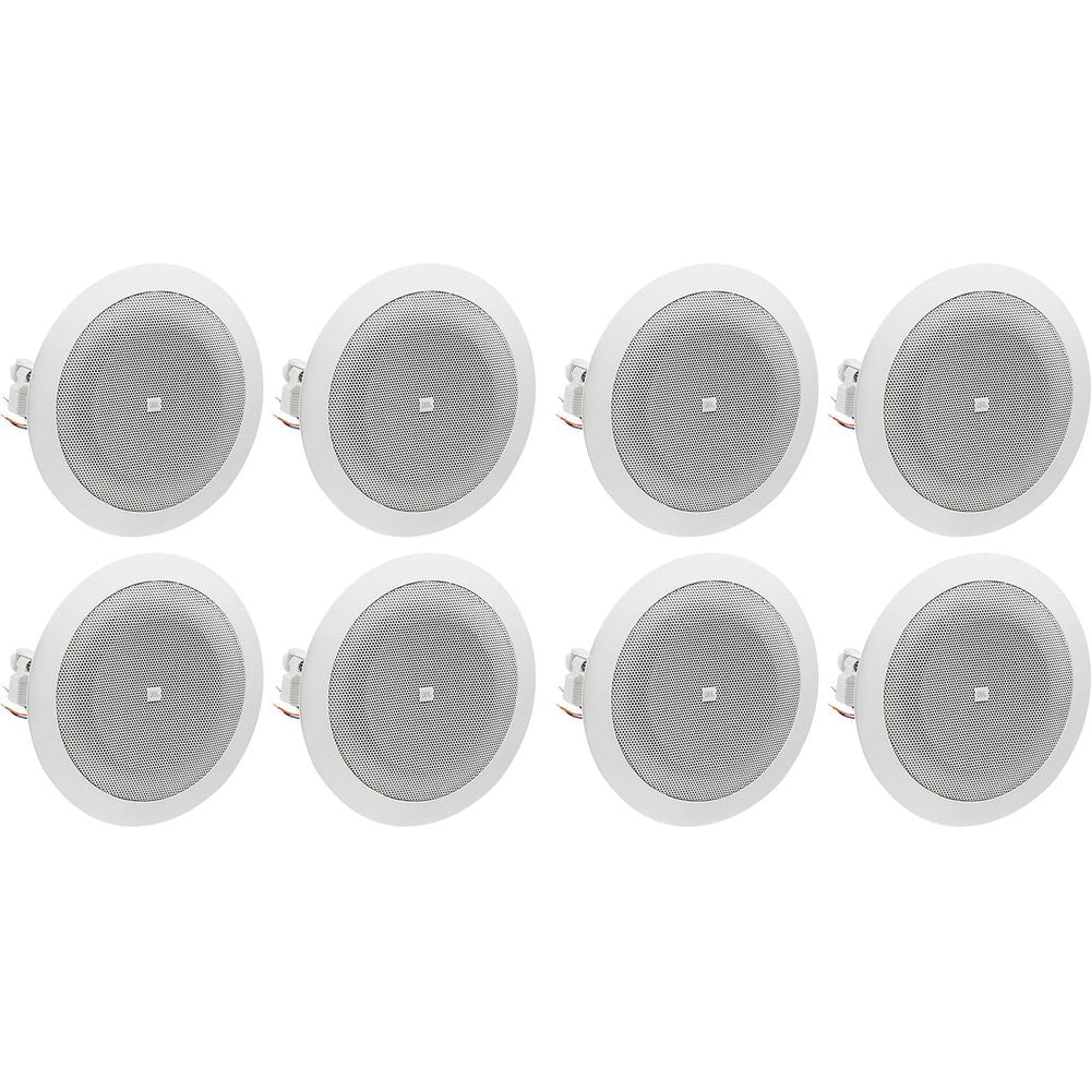 8124 4" Full-Range 70V/100V Ceiling Speakers (Set of 4)