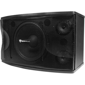 2 Rockville KPS12 12" Karaoke Vocal Speakers+Singmix 2 Bluetooth Amplifier Mixer
