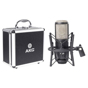 AKG P420 Studio Condenser Recording Podcasting Microphone+Warm Audio Boom Arm