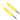 Rockville RCTR103Y 3' 1/4'' TRS to 1/4'' TRS Cable, Yellow, 100% Copper